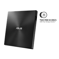 ASUS SDRW-08U7M-U/BLK/G/AS ultra-slim portable 8X DVD burner сыртқы DVD дискісі, қара