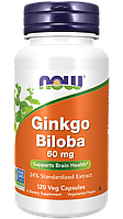 Ginkgo Biloba 60 mg, 120 veg.caps, NOW