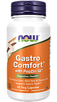 БАД Gastro Comfort with PepZin GI, 60 veg.caps, NOW