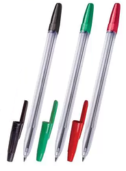 Ручки шариковые цветные