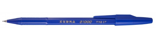 Ручка шариковая B-1000 (0,7мм) ZEBRA синий, фото 2