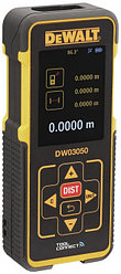 DeWalt, DW03050, Лазерный дальномер, 50м,  ударопрочный, водонепроницаемый,  метрическая/дюймовая системы