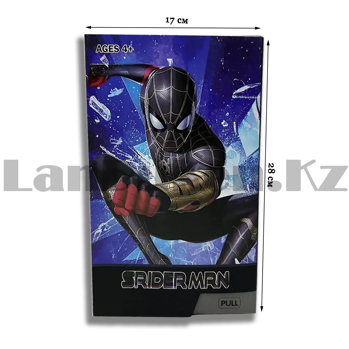 Фигурка героя в подарочной коробке Черный Человек паук - фото 2 - id-p104892433