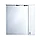 Шкаф зеркало с подсветкой IDDIS, Rise RIS70W0i99 70 см, фото 5
