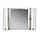 Шкаф зеркало с подсветкой IDDIS, Rise RIS90W0i99 90 см, фото 6
