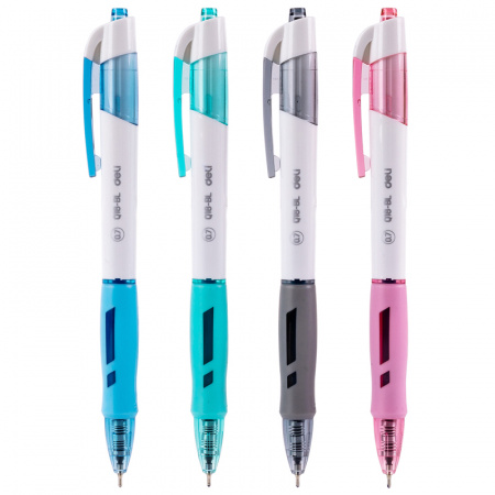 Ручка шариковая DELI "Arris Q18" автоматическая, 0,7 мм, синяя - фото 1 - id-p106613723