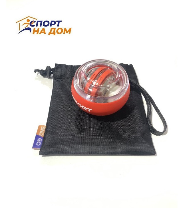 Эспандер-гиробол "GF-sport" для кисти (Red)+чехол