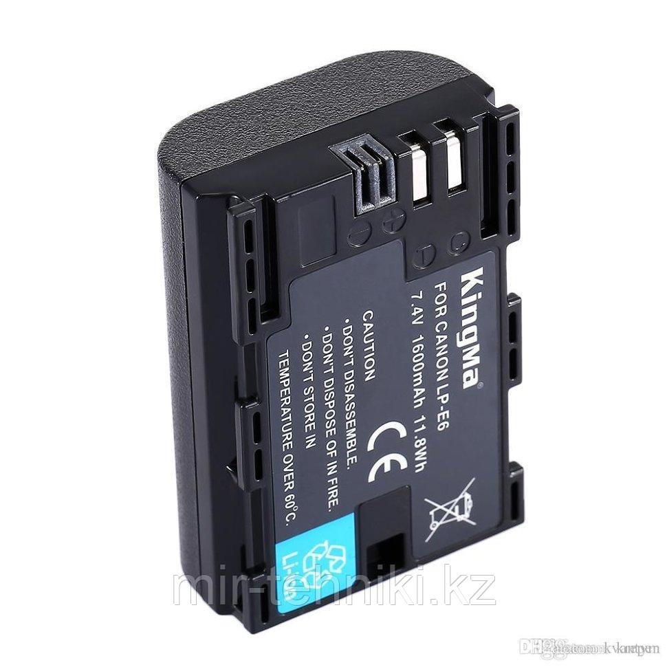 Аккумулятор KingMA LP-E6 с разъемом USB Type-C (1960mah), фото 1