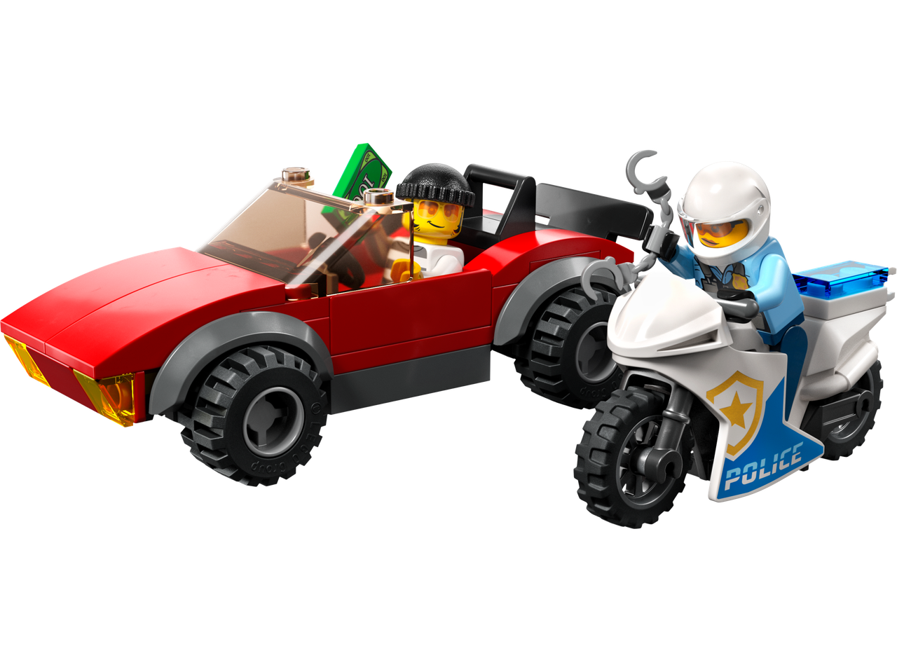 LEGO: Полицейская погоня на мотоцикле CITY 60392 - фото 1 - id-p106613897