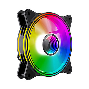 Кулер для компьютерного корпуса Gamemax FN 12Rainbow Q Infinity, фото 2