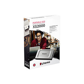 Внешний SSD диск Kingston 1TB XS2000 Серебристый, фото 2