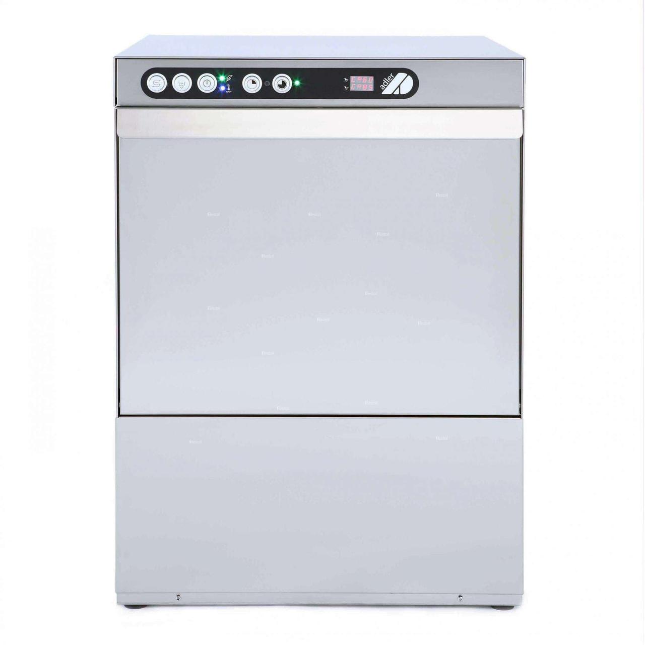 Фронтальная посудомоечная машина Adler ECO 50 DPPD, 220В (помпа,дозатор)