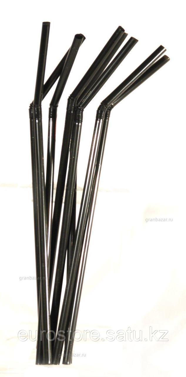 Трубочка для коктейлей (черный цвет) - фото 2 - id-p106622278