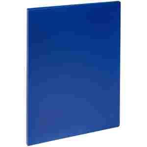 Папка с пружинным скоросшивателем СТАММ А4, 14мм, 500мкм, пластик, синяя - фото 1 - id-p106622075