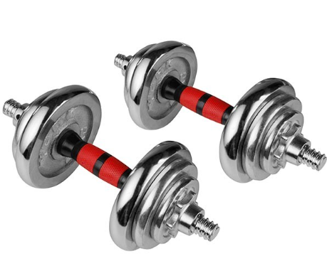Гантели разборные хромированные  7,5кг+7,5кг