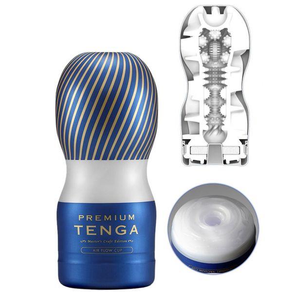 Мастурбатор "Tenga Air Flow Cup", синий