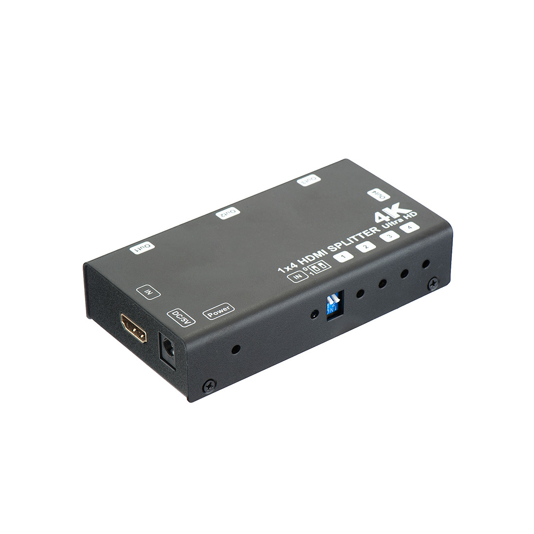 Сплиттер 1x4 HDMI 4K 3D HS-4P4K-60HD3D - фото 1 - id-p106625976