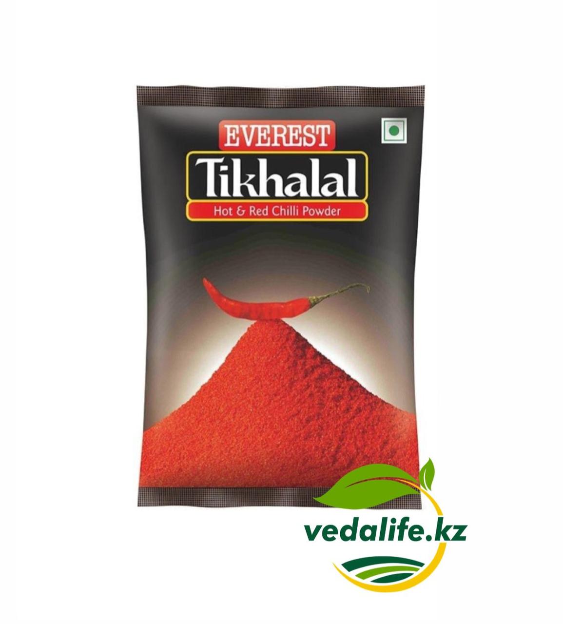Острый красный перец Тикхалал (Tikhalal hot and red chilli powder EVEREST), 500 гр - фото 1 - id-p106634128