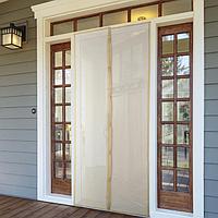 Сетка антимоскитная 100×210 см на магнитах, цвет бежевый