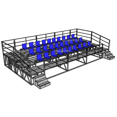 Стационарная трибуна на 30 мест - фото 4 - id-p106634825