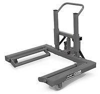 Тележка гидравлическая KraftWell KRW-WD10 1000 кг для снятия колес грузовых автомобилей