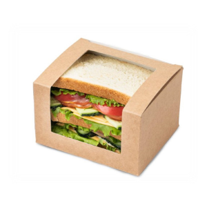 OSQ (Doeco) OSQ Square Cut sandwich box Упаковка для сэндвичей 12,5х10,0х7,0см