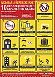 Плакат 10 простых шагов при землетрясении, фото 2