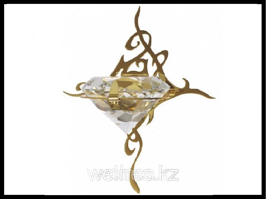 Светильник Cariitti Kihla Gold для Хамама (Золото, хрусталь, IP67, с источником света), фото 1