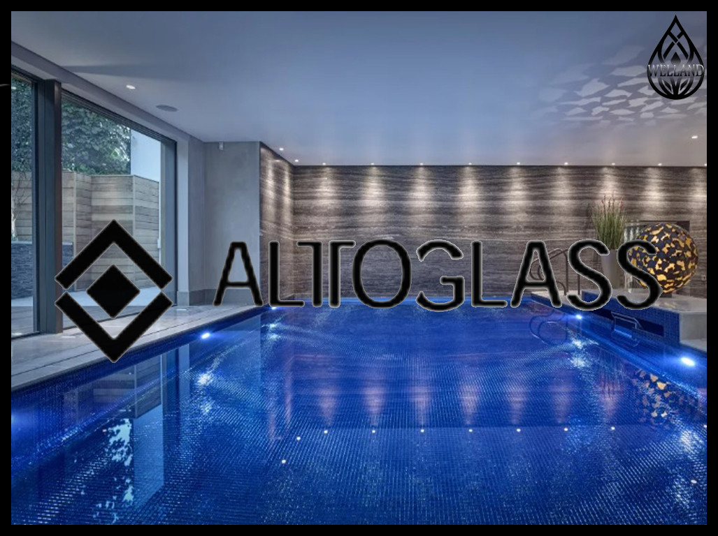 Стеклянная мозаика Altoglass для бассейна