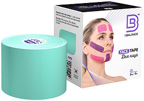 Тейп для лица BB Face Tape 5 см × 5 м хлопок Мята