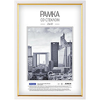 Рамка пластиковая 21*30см, OfficeSpace, №5, Белая 296456, фото 2
