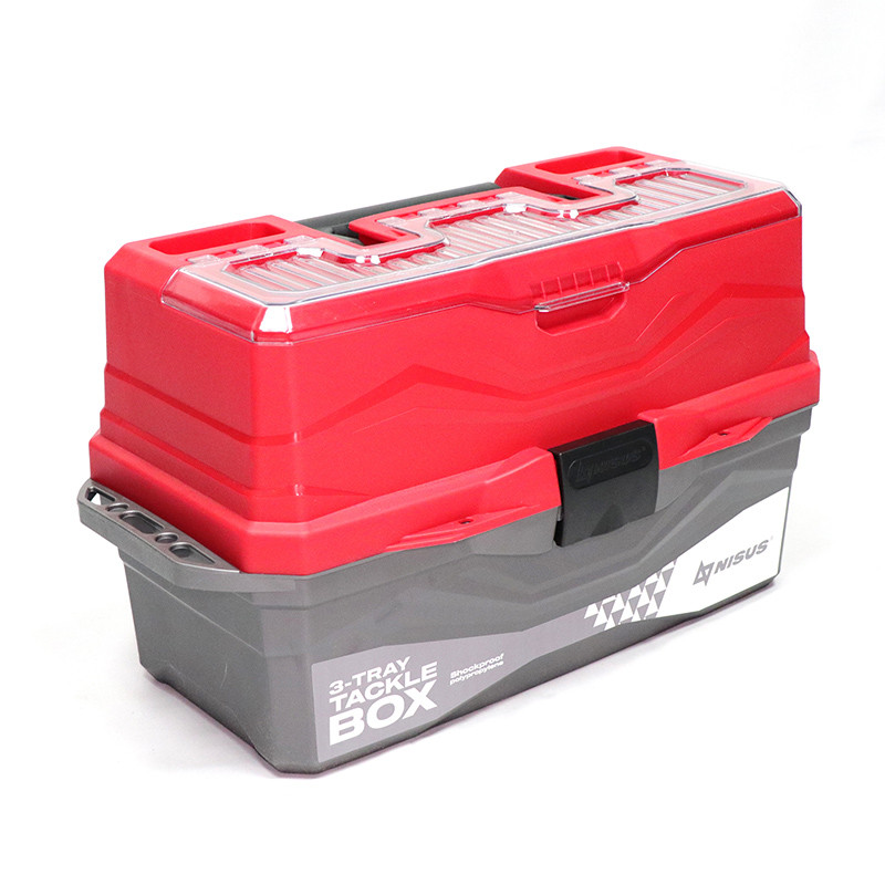 Ящик для снастей Tackle Box трехполочный NISUS красный/3/MB-BU-13 - фото 1 - id-p106650424