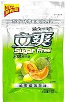 Конфеты Lishuang Sugar Free Дыня-Мята 15 гр (12 шт-упак) Китай
