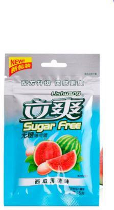 Конфеты Lishuang Sugar Free Арбуз-Мята 15 гр (12 шт-упак) Китай - фото 1 - id-p106654463