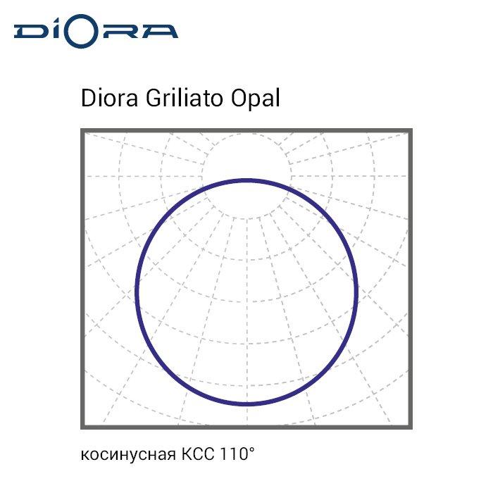 Светильник светодиодный Diora Griliato SE 20/2400 opal 3K - фото 5 - id-p106654270