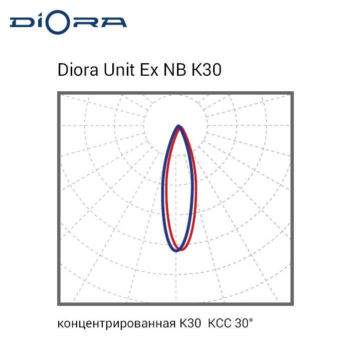 Светильник светодиодный взрывозащищенный Diora Unit Ex NB 55/6500 K30 3K консоль - фото 6 - id-p106654305