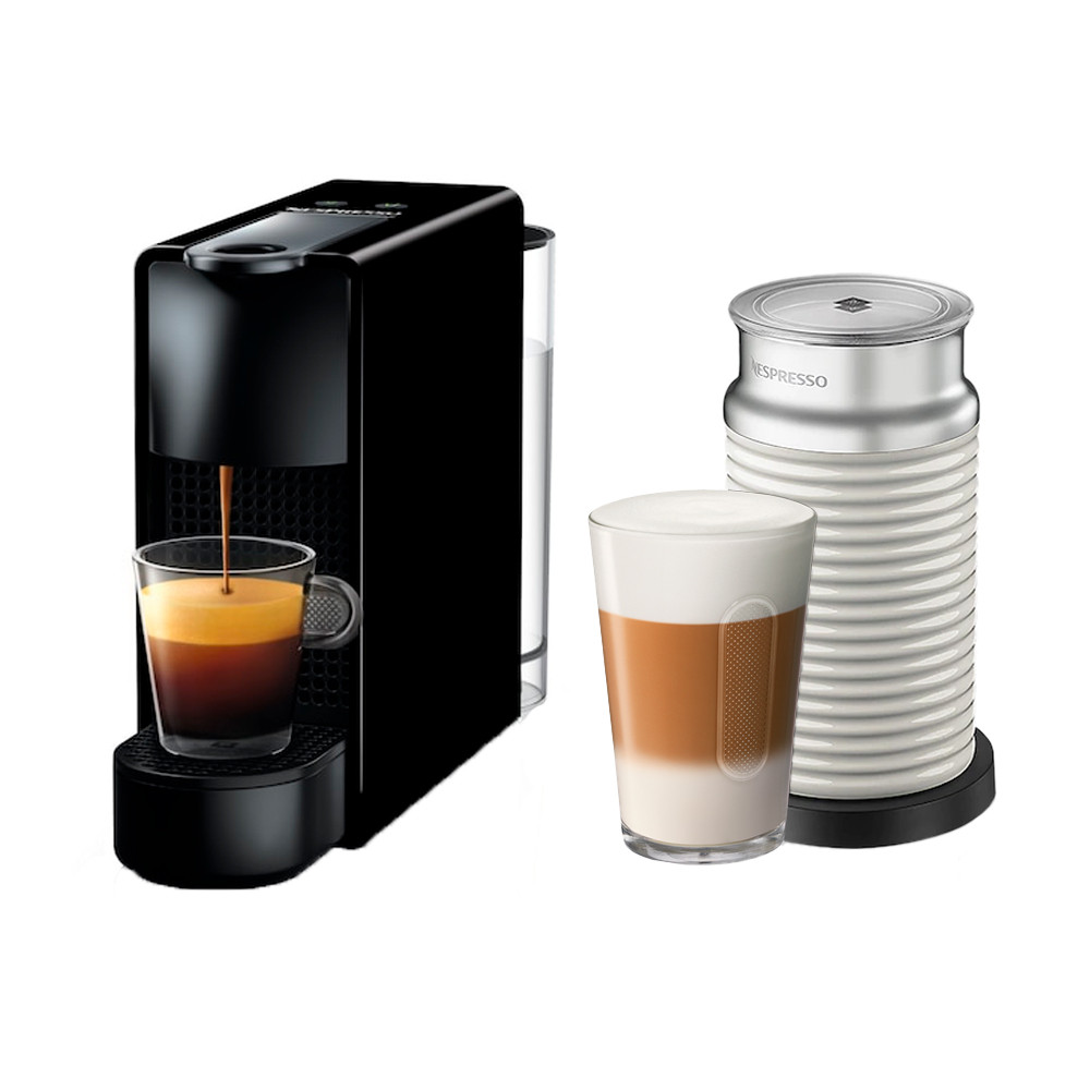 Essenza Mini Piano Black & Aeroccino 3 White - фото 1 - id-p106654684