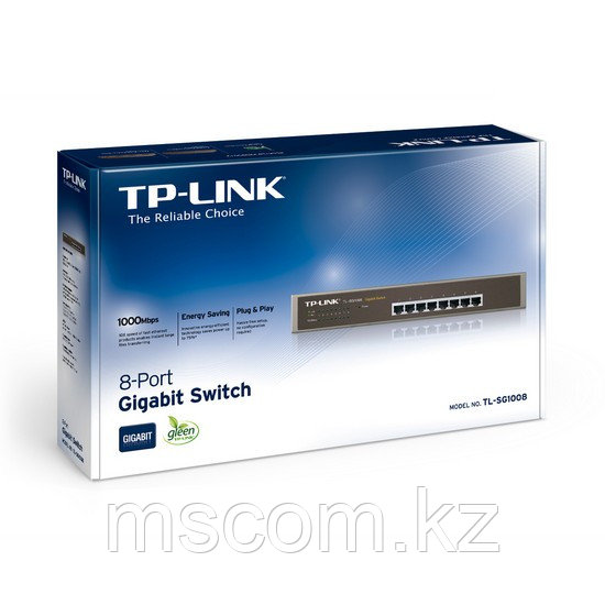 Коммутатор TP-Link TL-SG1008 - фото 3 - id-p106678688