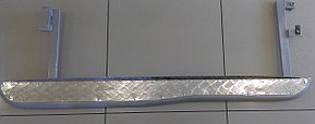 Пороги с алюминиевым листом с перегибом Лада Нива Шевроле 2123 RS