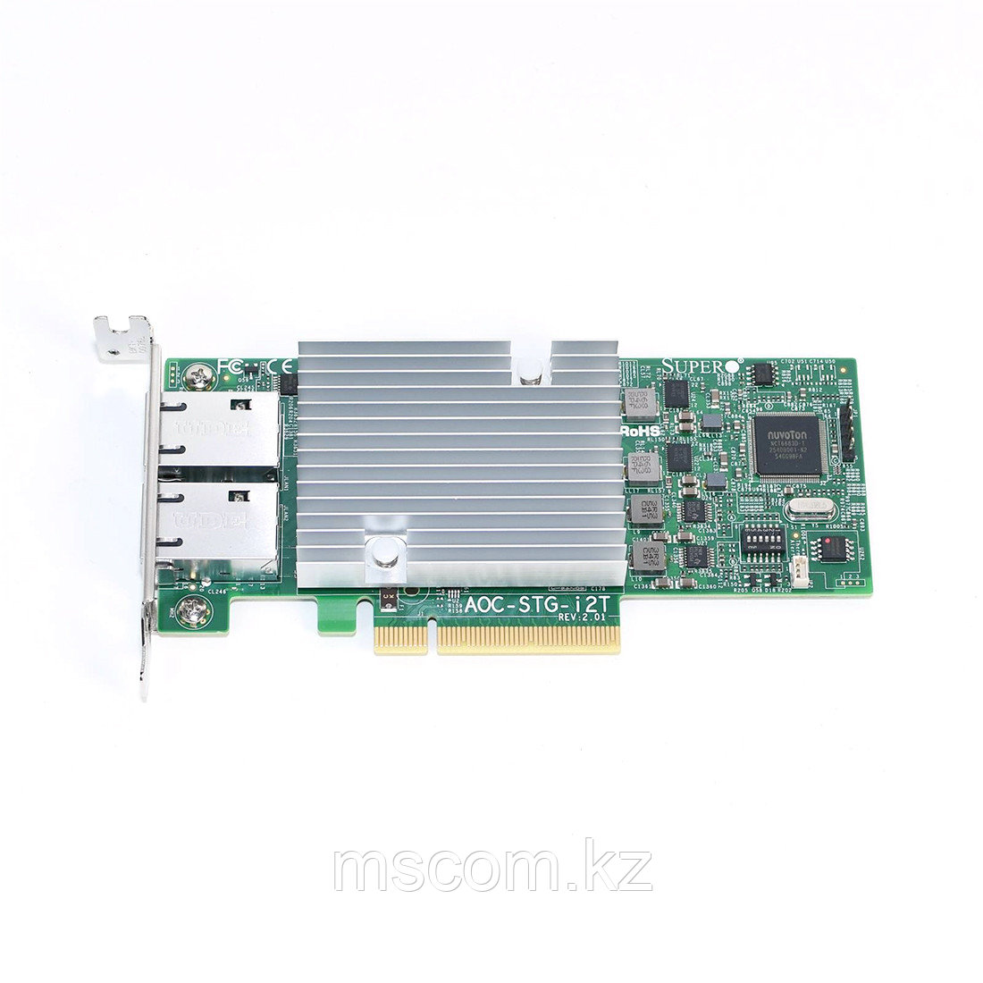 Сетевая карта Supermicro AOC-STGS-I2T-O - фото 1 - id-p106680006