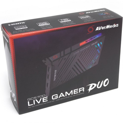 AverMedia Плата видеозахвата Live Gamer Duo GC570D аксессуар для пк и ноутбука (GC570D) - фото 5 - id-p106682665