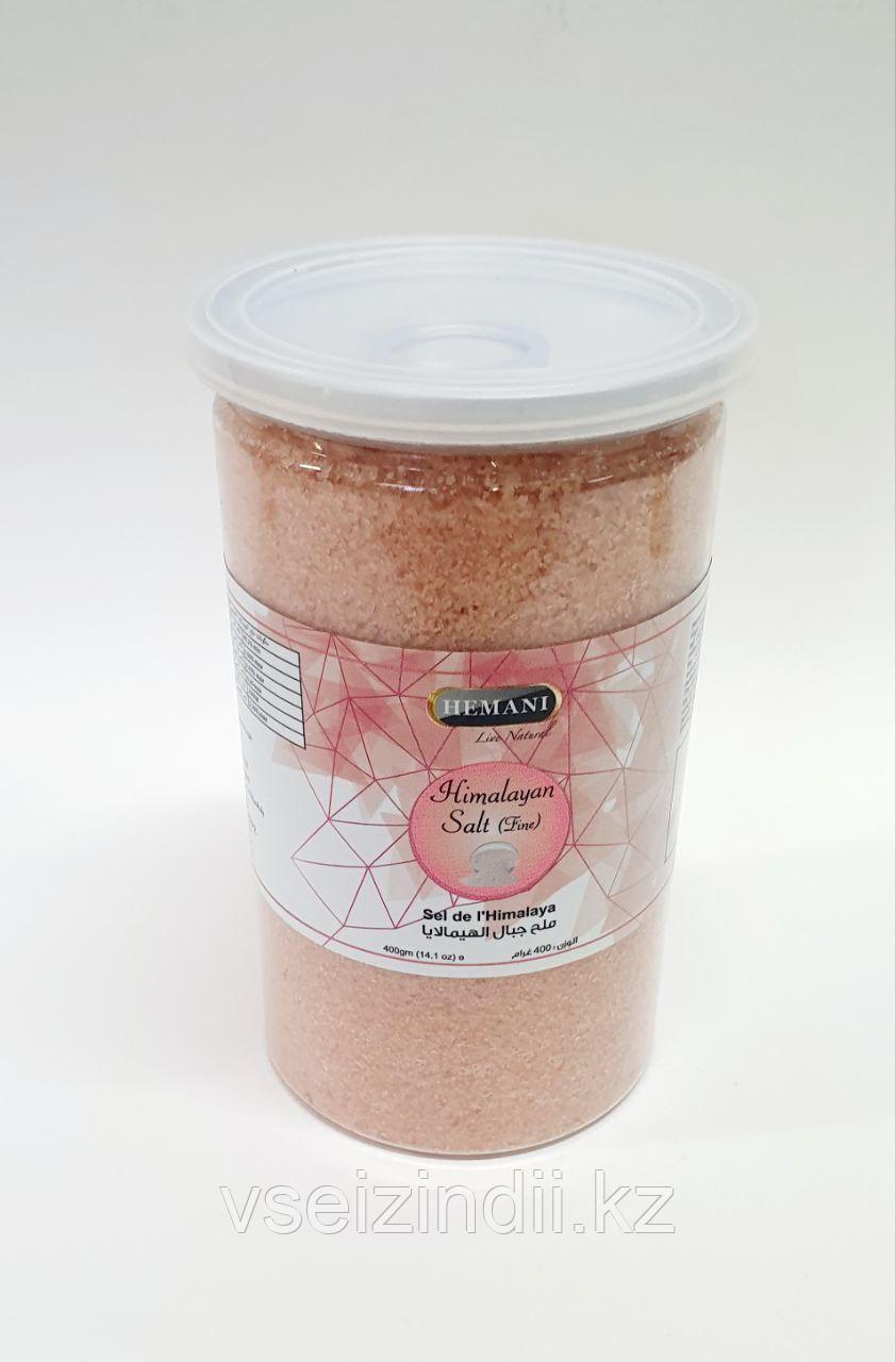 Гималайская Розовая соль, Himalayan Natural pink salt HEMANI, 400 грамм