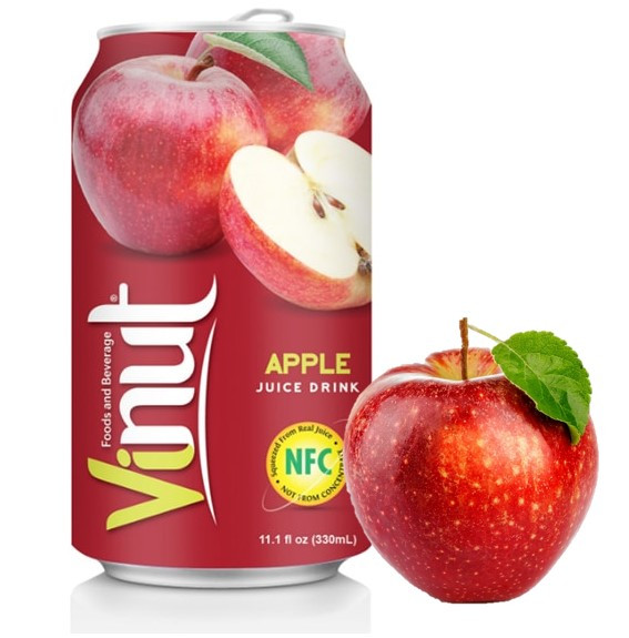 Напиток Vinut Apple Juice ЯБЛОКО красное 330ml (24шт-упак) / Вьетнам