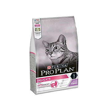 Pro Plan DELICATE Turkey для кошек с чувствительным пищеварением с индейкой, 400 гр.