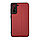 Чехол-книжка Samsung S21 FE с круглым окошком, Красный, фото 3