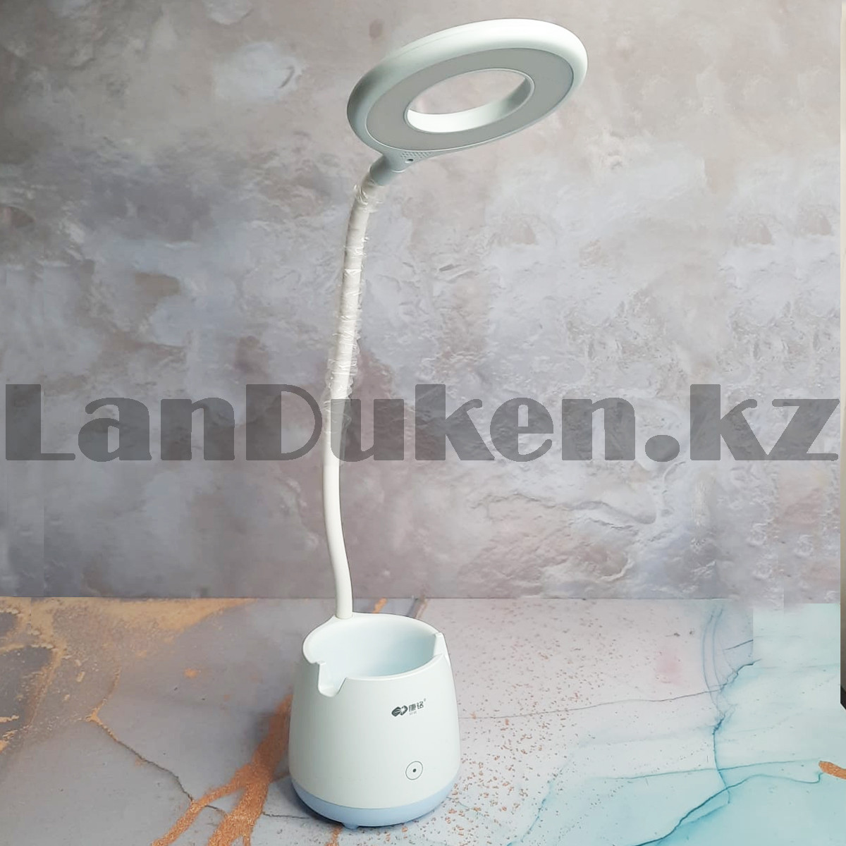 Настольная лампа подставка для карандашей аккумуляторная сенсорная LED KM-6713 - фото 2 - id-p106689254