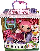 Кукла Лалалуп маскарад для вечеринки Lalaloopsy Silly Hair Doll - Confetti Carnivale with Pet Cat, 13-дюймовая