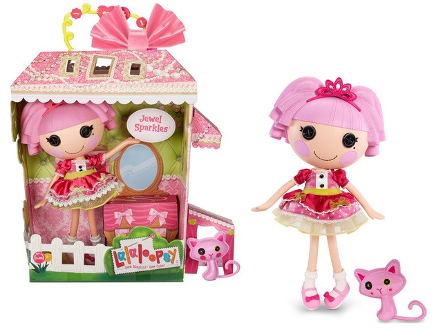 Кукла Лалалупси Lalaloopsy Doll - Jewel Sparkles и Pet Персидская кошка
