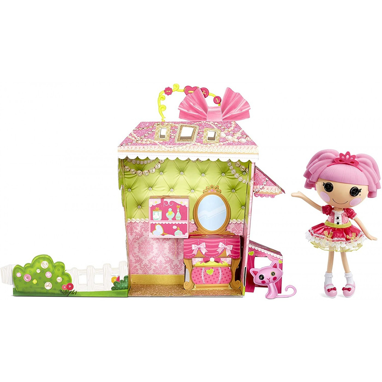 Кукла Лалалупси Lalaloopsy Doll - Jewel Sparkles и Pet Персидская кошка