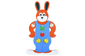 Бизиборд сказка "Зайчик-Побегайчик"